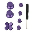 thumbnail image 3 of Metal Buttons, Easy To Install Controller Aluminum Alloy Botton Set Portable  for Replacement Parts Purple,Green,Silver,Black, 3 of 7