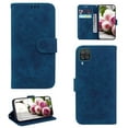 thumbnail image 1 of Samsung A22 Phone Case 4G, Butterfly Embossed Pattern PU Leather Magnetic Folio Flip Kickstand Protective Cards Pocket with Hand Strap Wallet Cover For Samsung Galaxy A22 4G,Blue, 1 of 7