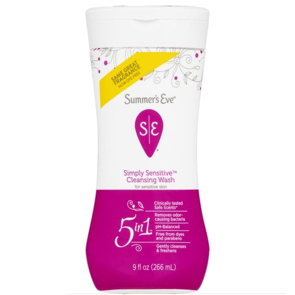 Summer's Eve Cleansing Wash for Sensitive Skin 9 Ounce
