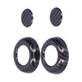 thumbnail image 4 of unids/set cubierta de anillo de botón de reposacabezas delantero estilo de fibra de carbono apto para Land Rover Defender 2020-2021 Jadeshay A, 4 of 8