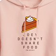 thumbnail image 3 of Friends - Joey Doesn't Share Food - Juniors Cropped Pullover Hoodie, 3 of 5