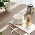 thumbnail image 4 of Eurhowing 7-Piece Matcha Whisk Set, Japanese Matcha Tea Set with Bamboo Whisk, Ceramic Bowl, Scoop & Sifter, Complete Ceremony Kit, Gift, White, 4 of 7