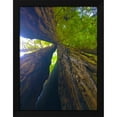 thumbnail image 2 of Grayscale 19x24 Black Modern Wood Framed Wall Art Titled - Tree Canopy VII, 2 of 6