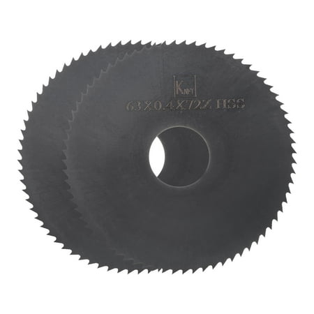 

Uxcell 2 Pack 63mm x 16mm x 0.4mm 72 Teeth Nitride Coated Circular Saw Blades Cutters