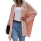 thumbnail image 1 of Sonducket Suéter cárdigan para mujer, portátil, elegante, lavable, transpirable, informal, a la moda, para invierno, otoño, suéteres para exteriores, Abrigos y chamarras Rosado Sonducket AP012739-06, 1 of 6