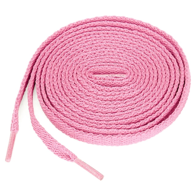 5 Pares De Cordones Para Zapatillas De Deporte Alta Durabilidad Atléticos Plana Unisexo Rosa Claro 140 cm/55