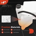 thumbnail image 5 of A-Premium Engine Coolant Overflow Recovery Reservoir Tank [with Cap and Tubing] Compatible with Chevrolet Blazer 1995-2005, S10 1994-2004 & GMC Jimmy, Sonoma & Oldsmobile Bravada - Front Side, 5 of 6