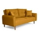 thumbnail image 3 of Sofá Cama De Lino Mostaza Modelo Brokman, 3 of 8