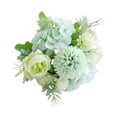 thumbnail image 2 of NANDIYNZHI Artificial Flowers,Artificial Peony Small Silk Flowers Fake Peonies Bouquet Rose Flower Arrangement Table Centerpiece for Dining Party Home Decoration, 2 of 8