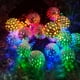 thumbnail image 2 of Cadena Lámparas Con Energía Solar Cadenas Bola De Plata Hueca Decoración Bombilla Iluminación Led Decoración Con 2 Modos De Iluminación Para Patio Jardín Bar Pasarela Fiesta En El Patio 16.4Ft 30Led Advancent HA027237-02, 2 of 6