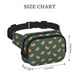 thumbnail image 4 of Fotbe Hot Dog 6 Cangurera Cuadrada con Estampado de Doble Capa, Bolsa de Cintura Ajustable Mini para Hombres y Mujeres, 4 of 9