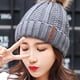 thumbnail image 4 of Gorro de lana de punto con forma de calavera para esquiar en la nieve en invierno, 4 of 5