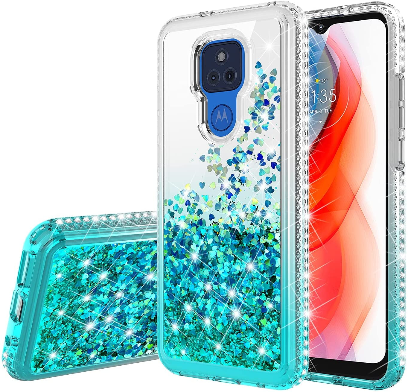 Moto G4 Play Luxury Bling Liquid Glitter Case, Sparkle Quicksand Case – SPY  Phone Cases and accessories