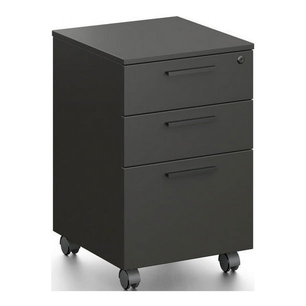 Archivero Melamina 2+1 Mundo In Zadar Moderno Elegante Orden 40x42x62cm Mundo In ARCH0904419NEGRO