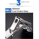 thumbnail image 3 of 170 Degree Hinges Frameless Cabinet Door Hinges Hidden Hydraulic Adjustable, 3 of 5