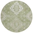 thumbnail image 2 of Addison Rugs Chantille Indoor/Outdoor Traditional Medallions Aloe Washable Round Rug, 8' x 8', 2 of 6