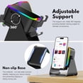 thumbnail image 4 of 2026 New 5-in-1 Wireless Smart Sensor Speaker with USB Charging,LED Ambient Light, Motion Sensor Playback, Wireless Audio, Built-in Phone Stand, Clear Loud Sound, Anti-Slip Design, iOS & Android Com, 4 of 8