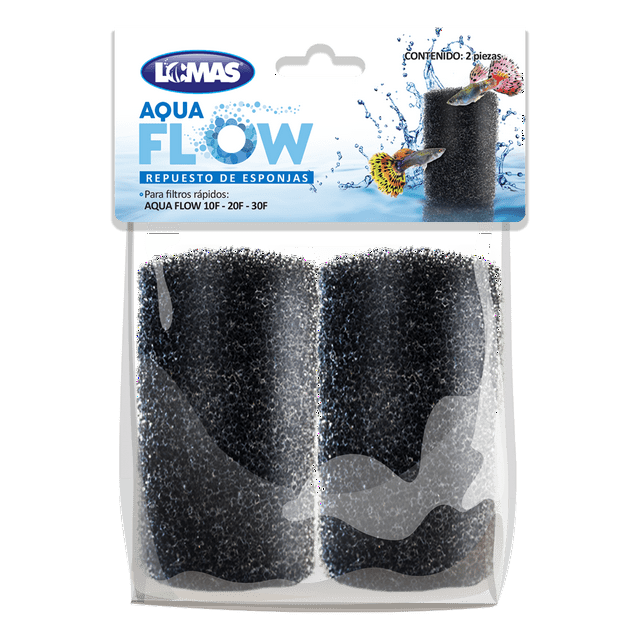 Repuesto Esponja P/Filtro Rapido Aquaflow - 2 Pz Lomas 2 pzas