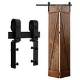 thumbnail image 4 of 3.3-6.6FT Heavy Duty Bi-Folding Sliding Barn Door Hardware Kit For Wooden Door ,Easy Install, 4 of 6