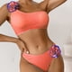 thumbnail image 4 of Traje baño bandeau para mujer Bikinis sin tirantes Top Traje baño sin tirantes Bikinis bandeau, 4 of 5
