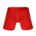 thumbnail image 1 of B91xZ sous-Vêtements pour Hommes en Coton Extensible, Rouge 4TG, 1 of 2