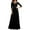 summer dresses for women-Black, variant on Homenesgenics Summer Dresses for Women under $10 Women Appear Thin 3/4 Sleeve Lace V-Neck Maxi Dress Dress Womens Dresses for Wedding Guest Pink XL