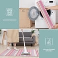 thumbnail image 6 of Pink and Green Striped Pattern Kitchen Rugs Sets Of 3,Kitchen Runner Rugs Non Skid Washable,Decorative Kitchen Floor Mats for Kitchen,Sink,Laundry,17"x30"+ 17"x47" + 17"x59", 6 of 6