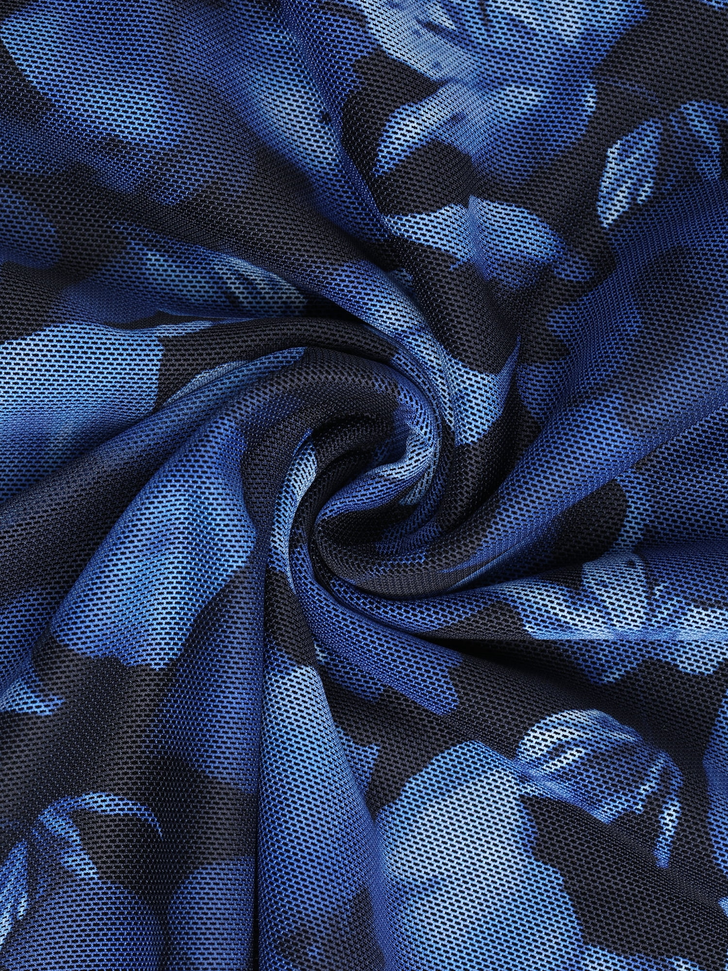 DARING DIVA Women's Maternity Flowy Pregnancy Dress 2XL Black Dress & Blue Flower