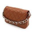 thumbnail image 5 of Premium Small Soft Vegan Leather Quilted Shoulder Bag Crossbody Handbag, 5 of 5