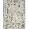 thumbnail image 2 of Nourison Concerto Abstract Ivory Blue Grey 10' x 14' Area Rug (10x14), 2 of 9