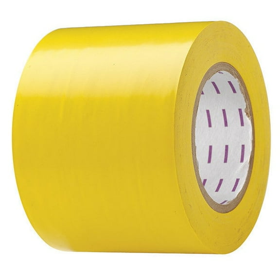 Manufacturer Varies Floor Tape,Yellow,4 inx180 ft,Roll 8A858