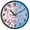 Hearts Flowers Keys, variant on Dailycode Night Light Wall Clock Glow in The Dark 12 inch Battery Operated Silent Luminous Clocks, Cartoon Dolphins and Daisy Flower