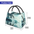 thumbnail image 2 of Easygdp Polar Bear On Iceberg Bolsa de Almuerzo Insulada Reutilizable, Bolsa de Mano y Bandolera para Oficina, Trabajo, Viajes, 2 of 6