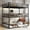 Black, variant on QJTC Twin XL over Twin XL over Twin XL Triple Bunk Bed, Heavy Duty Metal Bunk beds with Built-in Ladder and Safety Guardrail for Teens and Adults