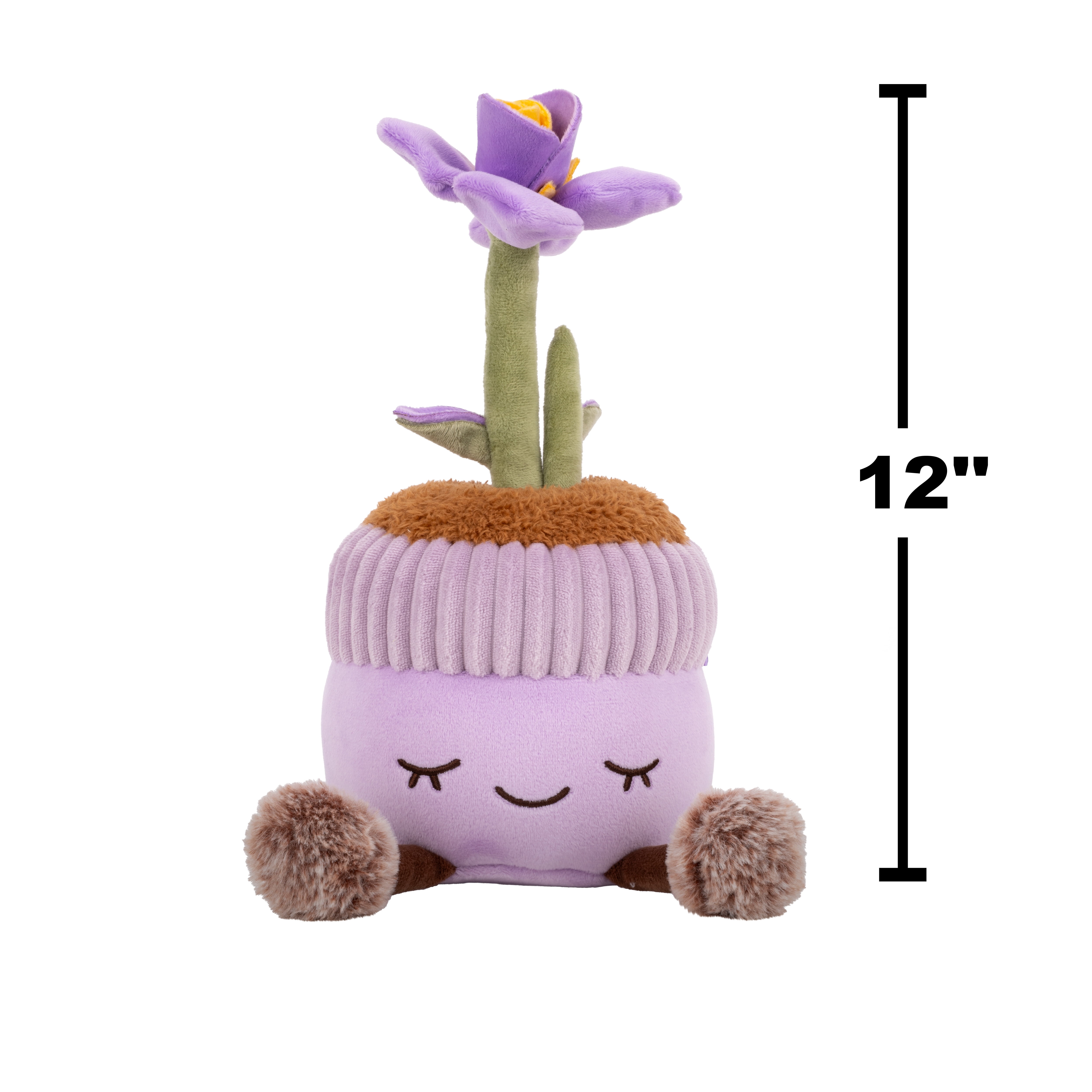 Greenhouse by Russ 12 inch Potted Orchid Plant Plush - Ultra Soft