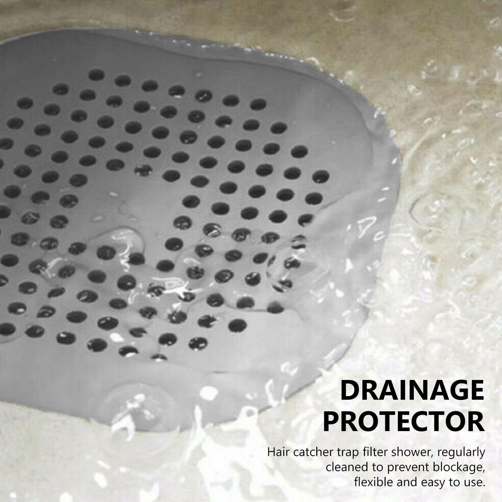 Bath Sink Strainer Shower Drain Cover Trap Basin Filter Hair Stopper Plsei S5F6