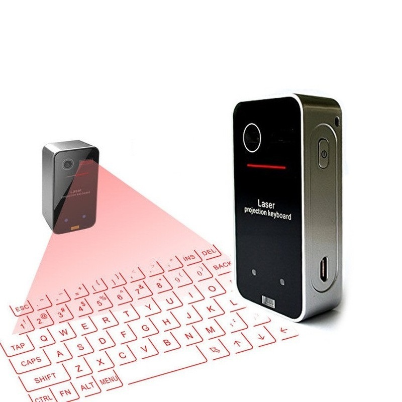 Bluetooth Virtual Projection Keyboard Wireless Laser Keyboard Touch Light Mouse Function Virtual Infrared projection Keyboard
