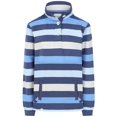 thumbnail image 1 of Lazy Jacks Womens Striped Button Neck Sweatshirt, 1 of 4