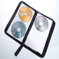 thumbnail image 4 of CD Folder for 80 CD / DVDs / Blu-Rays Sturdy Construction Bag Storage Holder Carry Organizer Case  Yellow, 4 of 6