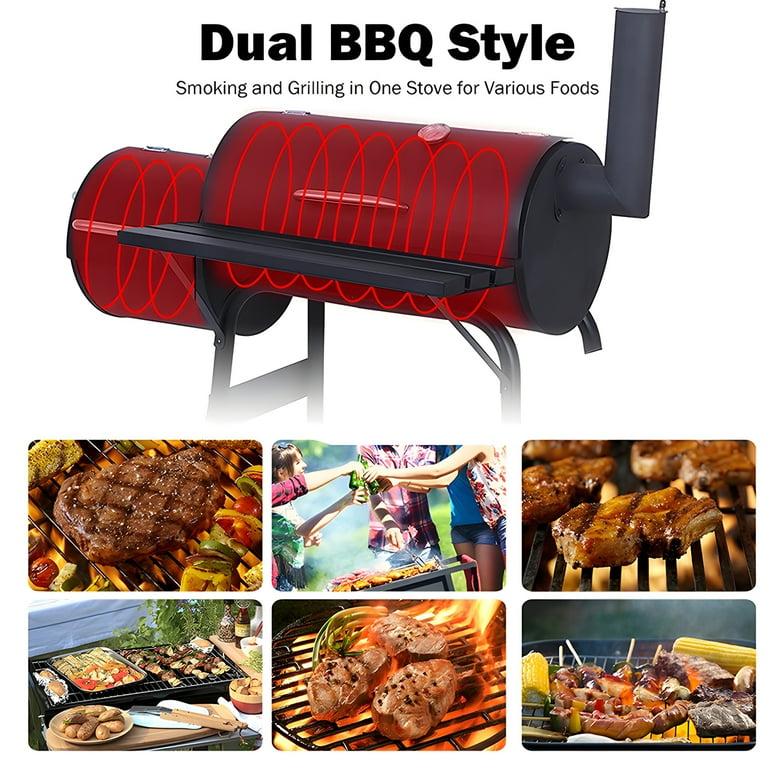 AKIUDEX Portable BBQ Charcoal Grill & Barbecue Tailgate with