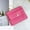 Hot Pink, variant on Djunllk Mini Bag - Keychain Zipper Pouch, Cute Cosmetic Bag for Women, Lightweight Small Bag for Travel Vacation and Daily Use, Makeup Bag Key Pocket Lipstick Bag for Women, Black