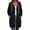 Black, variant on CBASIHI Womens Oversized Zip Up Hoodies with Pockets- Casual Trendy Long Sleeve Drop Shoulder Fall Tunic Hooded Sweatshirts Navy Size S-2XL