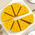 thumbnail image 3 of 3D Cheese Shape Silicone Mousse Mold for Baking Cake Candy/French Dessert/Pastry/Chocolate Mold Cheese Silicone Cake Mold Chocolate Dessert Pastry Mousse Bread Baking Tool, 3 of 8
