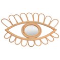 thumbnail image 3 of Espejo de ratán decorativo, espejo de pared con forma de ojo de ratán, espejo de ratán tejido a mano, espejo de ratán de calidad profesional, 3 of 12