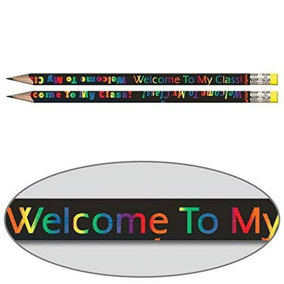 Really Good Stuff Welcome to My Class Pencils - Sharpened