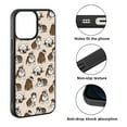 thumbnail image 2 of FINCIBO Soft Rubber Cover Case for Apple iPhone 13 Pro Max 6.7" 2021 (NOT FIT iPhone 13 mini 5.4"/iPhone 13 Pro 6.1"/iPhone 13 6.1" 2021), Brindle Brown English Bulldog Funny Playful Postures, 2 of 5