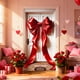 thumbnail image 1 of Cortina Decorativa para Puerta con Lazo, de Nailon y Licra, de 187 X 89 Cm, Ideal para Cumpleaños, San Valentín, Fiestas Navideñas, Decoración de Interiores y Decoración de Pared., 1 of 6
