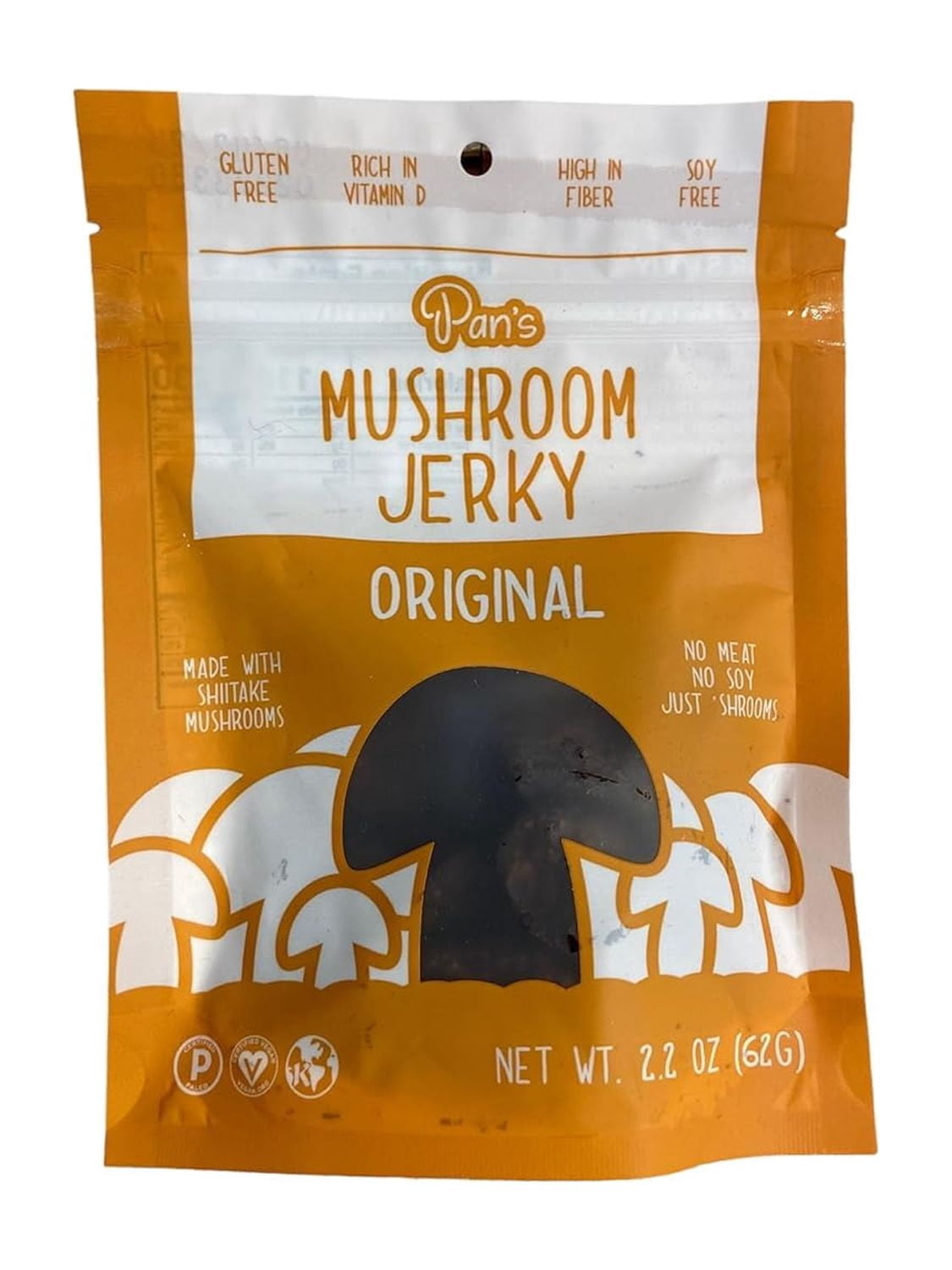 Pan's - Mushroom Jerky Original - 2.2 oz.