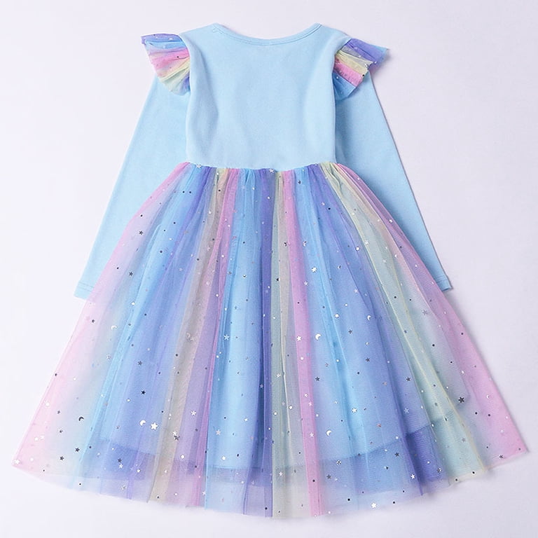 Disney Frozen Elsa Princess Dress for Kids, Toddler Birthday Party &  Halloween Costume - Walmart.com