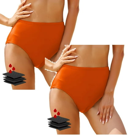 Kcodviy 2Pcs Women S Black High Waisted Swim Bottoms For Women Full Coverage Bikini Bottoms Retro Basic Cover Up Swim Pants For Women Full Coverage Swimsuit Mid Swimming Suit For Women Long Sleev